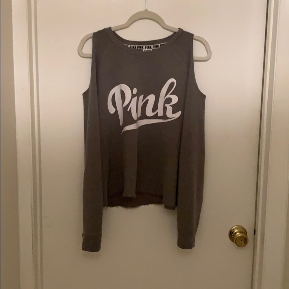 VS Pink cold should sweat shirt